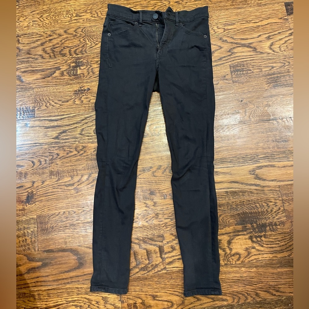 Express brand black jeans, size 0 regular.